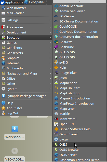 Opening QGIS